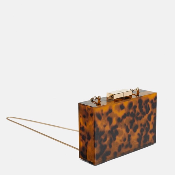 Zara tortoiseshell minaudiere - Picture 3 of 6
